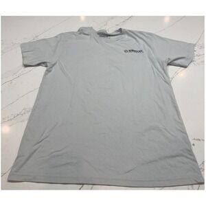 Magellan Outdoors Mens T Shirt Graphic Print Gray LG, NWOT